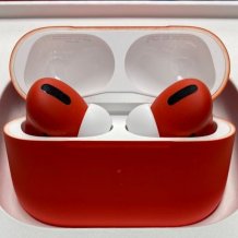Bluetooth-гарнитура Apple AirPods Pro 2 Color (matt orangered)