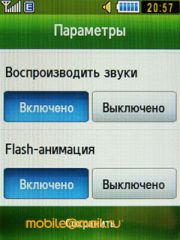 Скриншоты Samsung S3650