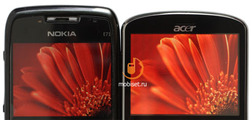 Nokia E71 и Acer beTouch E130