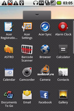 Acer beTouch E400