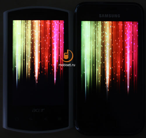 Acer Liquid E и Samsung i9000 Galaxy S