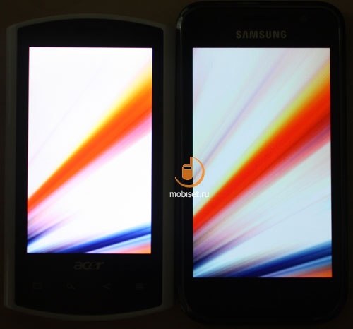 Acer Liquid E и Samsung i9000 Galaxy S