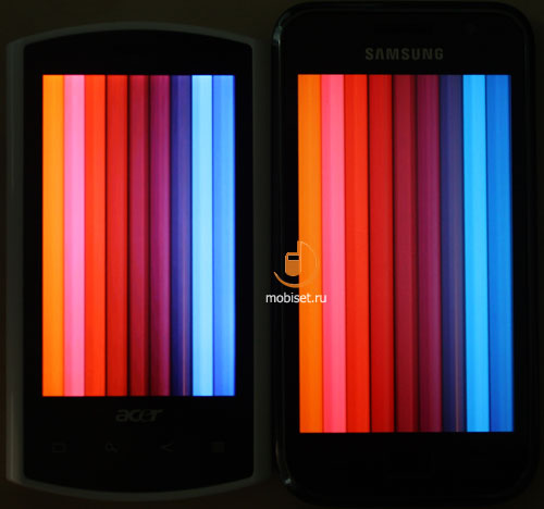 Acer Liquid E и Samsung i9000 Galaxy S