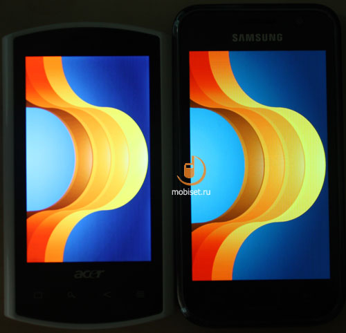 Acer Liquid E и Samsung i9000 Galaxy S