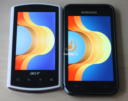 Acer Liquid E и Samsung i9000 Galaxy S