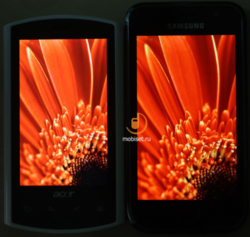 Acer Liquid E и Samsung i9000 Galaxy S