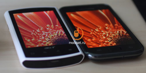 Acer Liquid E и Samsung i9000 Galaxy S