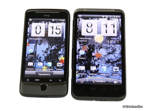 Новейшие смартфоны HTC Desire HD и Desire Z - первые впечатления