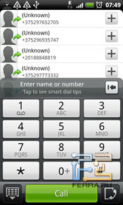 Приложение для звонков на HTC Desire HD