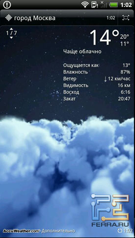 HTC Sense на примере HTC Evo 3D