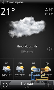 Интерфейс, софт HTC Incredible S