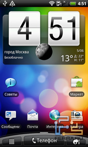 Интерфейс, софт HTC Incredible S