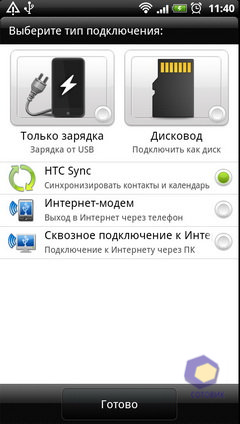 Скриншоты HTC Sensation