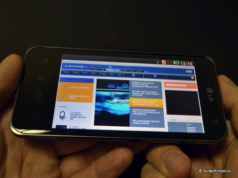 LG Optimus 2X P990 – первый смартфон на Nvidia Tegra 2