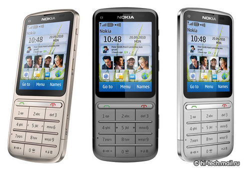 Обзор Nokia C3-01: сенсорная Nokia с клавиатурой