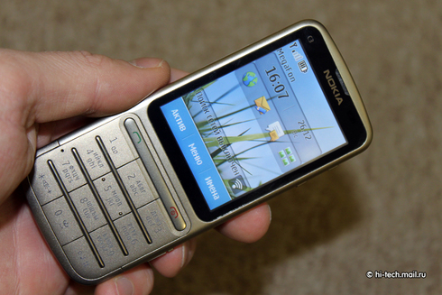 Обзор Nokia C3-01: сенсорная Nokia с клавиатурой