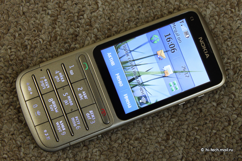 Обзор Nokia C3-01: сенсорная Nokia с клавиатурой