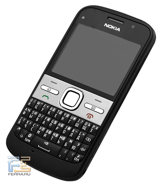 Лицевая сторона Nokia E5-00