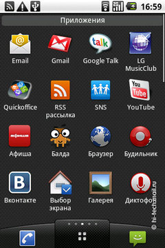 Полный обзор LG Optimus: очень недорогой Android