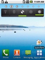 Домашний экран Samsung Corby Smartphone I5500 
