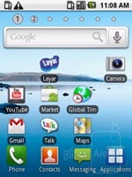 Домашний экран Samsung Corby Smartphone I5500 
