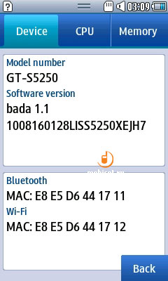 Samsung S5250 Wave 525