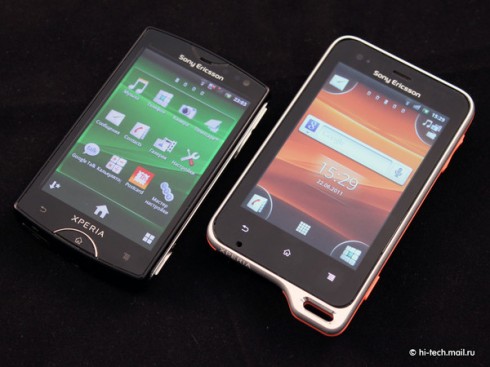 Первый взгляд на Xperia ray, active, txt в России: новейшее оружие Sony Ericsson