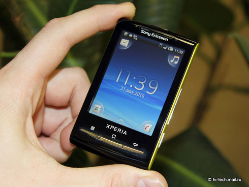 Обзор Sony Ericsson X10 mini pro. Самый маленький Android с клавиатурой