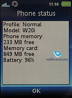 Sony Ericsson Zylo W20i