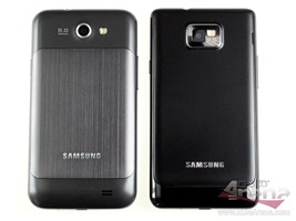 Samsung Galaxy R vs Samsung Galaxy S2 Back Side