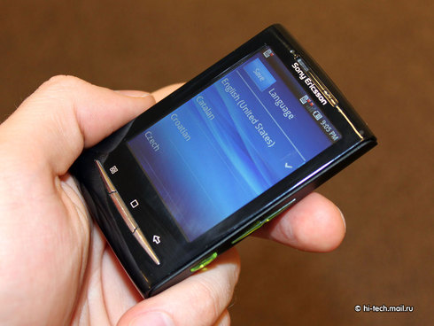 Обзор Sony Ericsson X10 mini. Android размером с кредитную карту