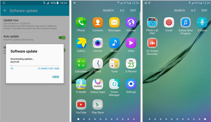 Android 6.0 Marshmallow for Samsung Galaxy S6 series