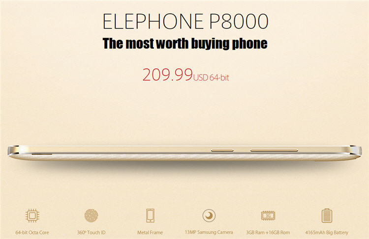 Elephone P8000