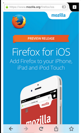 Firefox for iOS