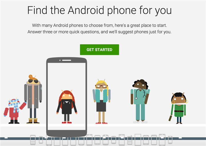 Google helps to choose smartphone on Android