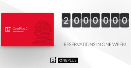 OnePlus 2 order record