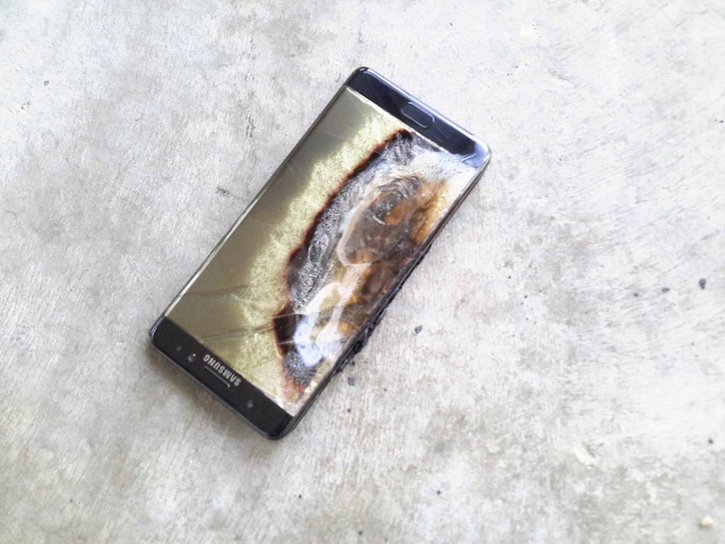 Samsung Galaxy Note 7 fail