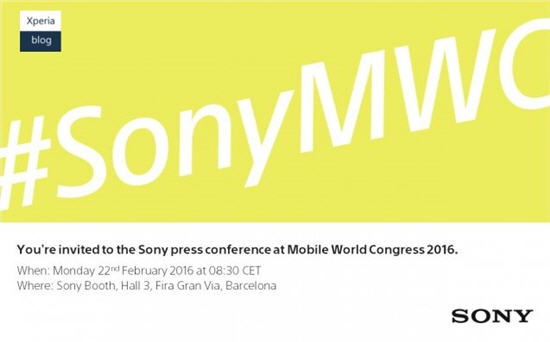 Sony invites to MWC 2016