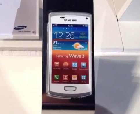 Samsung Wave 3 white