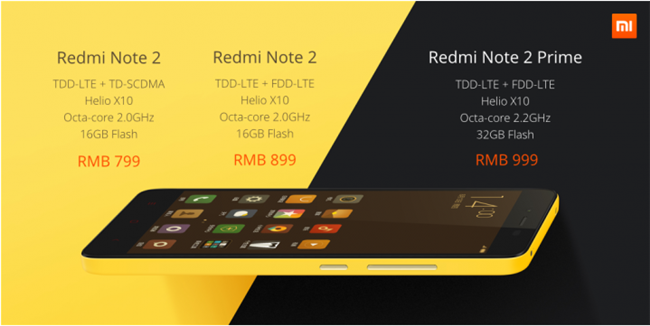 Xiaomi Redmi Note 2