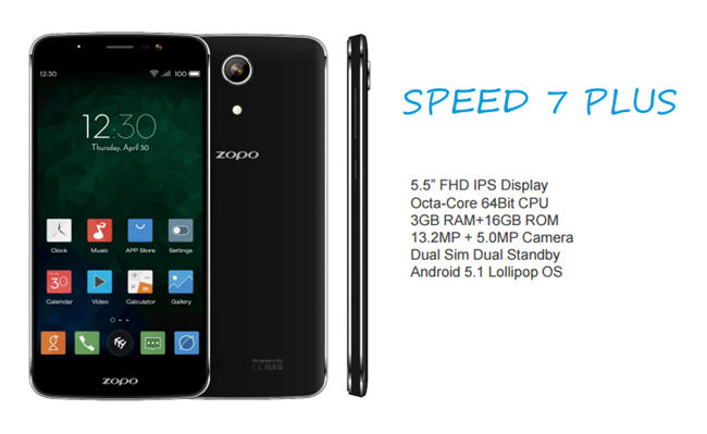 Zopo Speed 7 & Speed 7 Plus new info