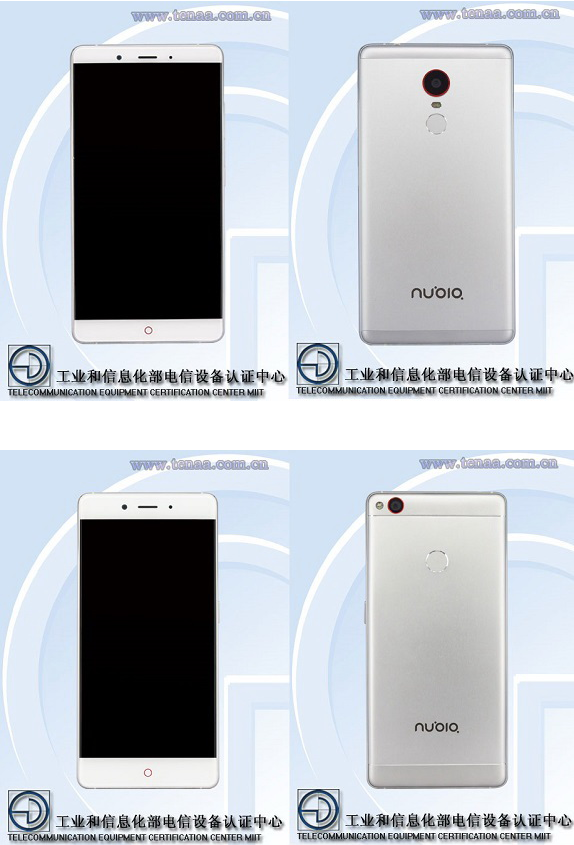 ZTE Nubia X8 & Nubia X8 Mini TENAA