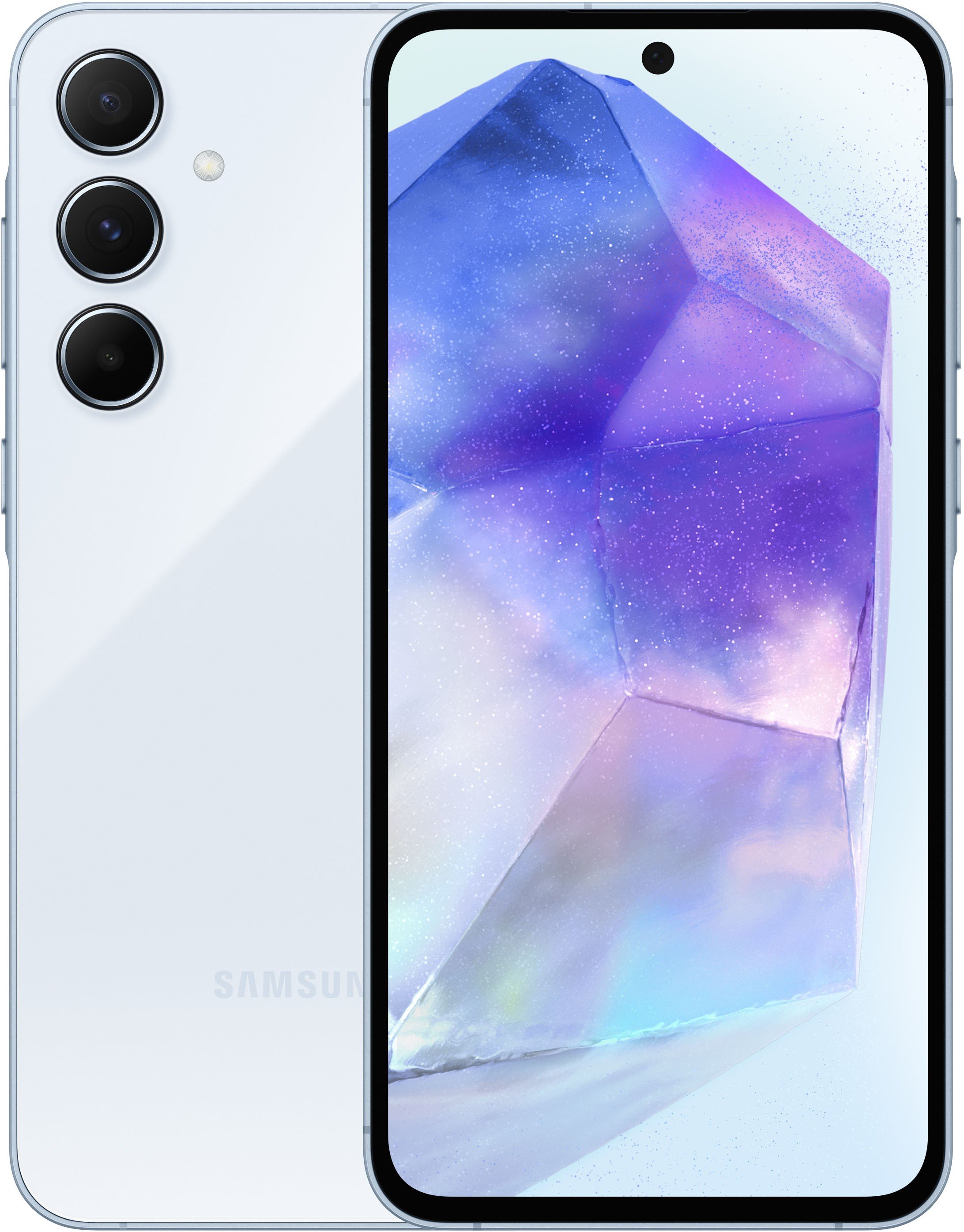 Мобильный телефон Samsung Galaxy A55 5G 12/256Gb, Awesome Ice Blue, цена,  отзывы | Интернет-магазин MobilMarket.ru