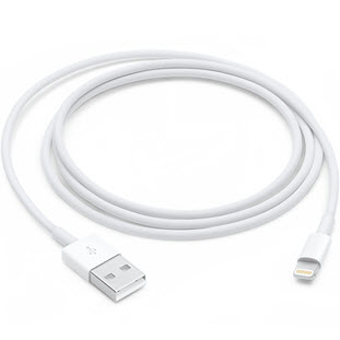 Apple Lightning - USB (1м, MD818ZM/A, белый)