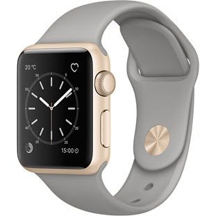 Apple Watch Series 1 38mm (Gold Aluminum Case with Concrete Sport Band)