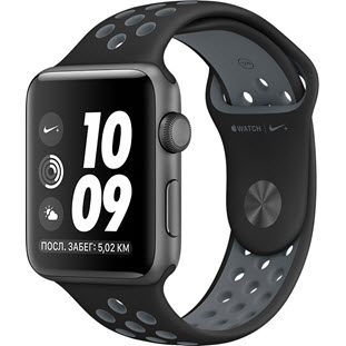 Apple Watch Nike+ Series 2 38mm (Space Gray Aluminum Case with Black/Cool Gray Nike Sport Band)