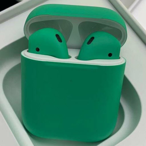 Apple AirPods 2 Color (беспроводная зарядка чехла, matt green))