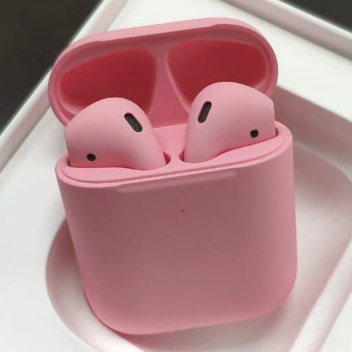 Apple AirPods 2 Color (беспроводная зарядка чехла, Premium matt soft pink)