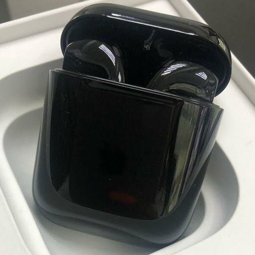 Apple AirPods 2 Color (без беспроводной зарядки чехла, Premium gloss black)