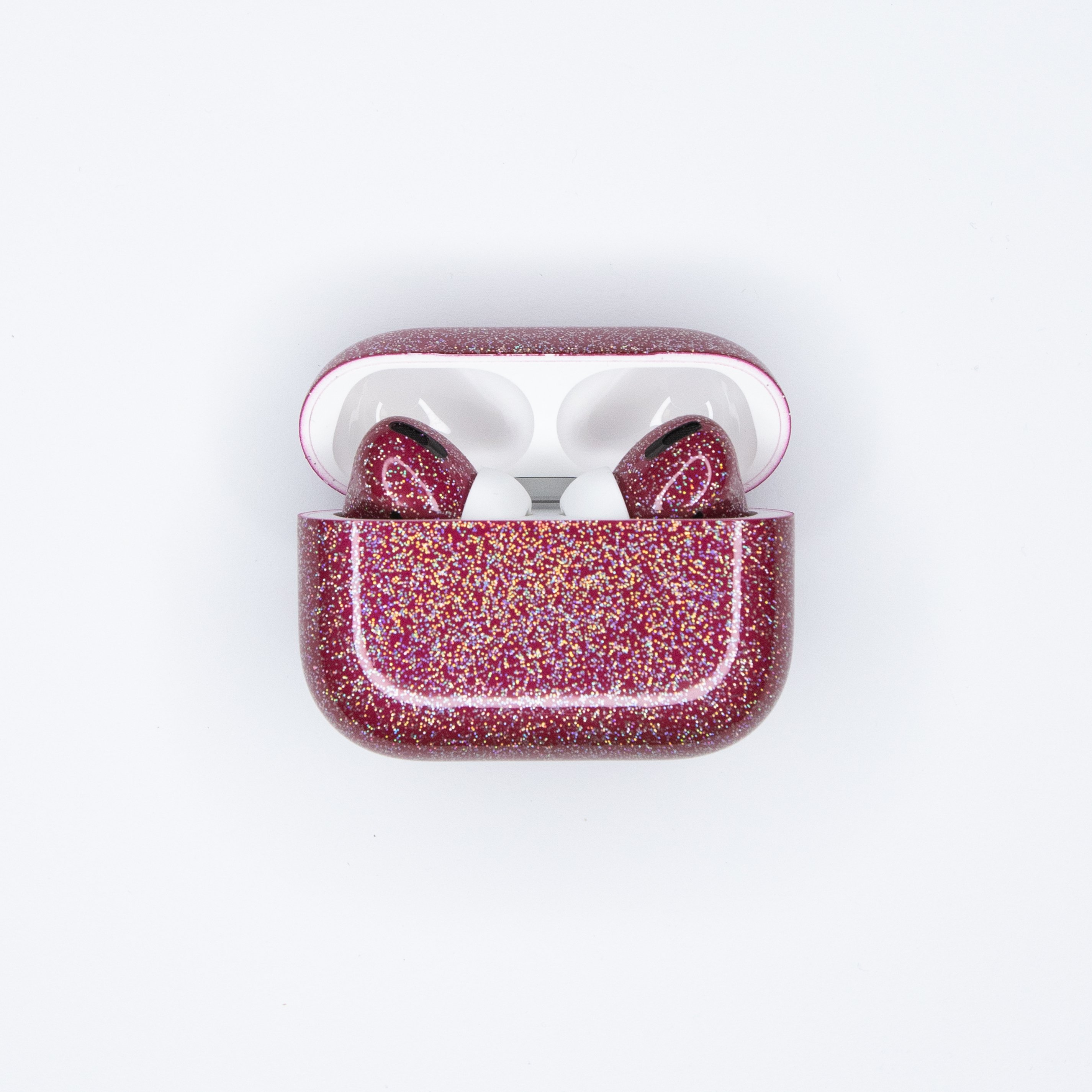 Apple AirPods Pro Color (glitter gloss burgundy)